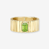 Birthstone Cigar Ring Personalized Zoe Lev Jewelry