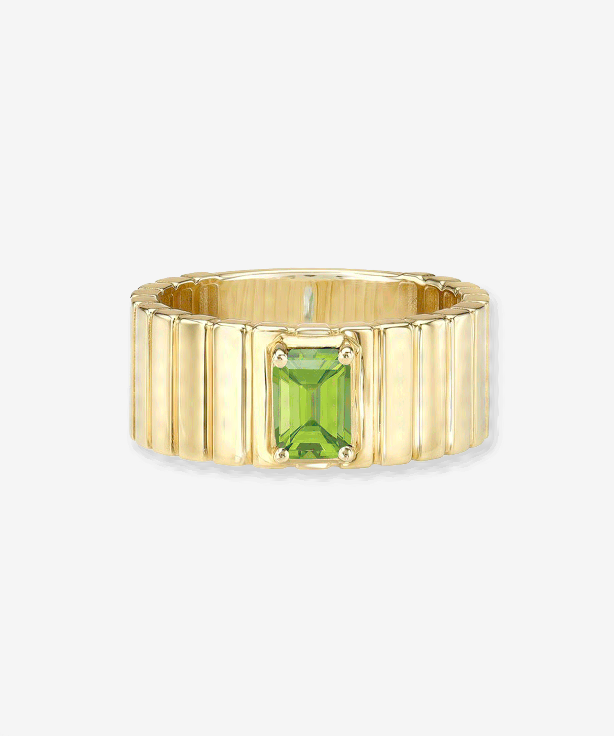 Birthstone Cigar Ring Personalized Zoe Lev Jewelry