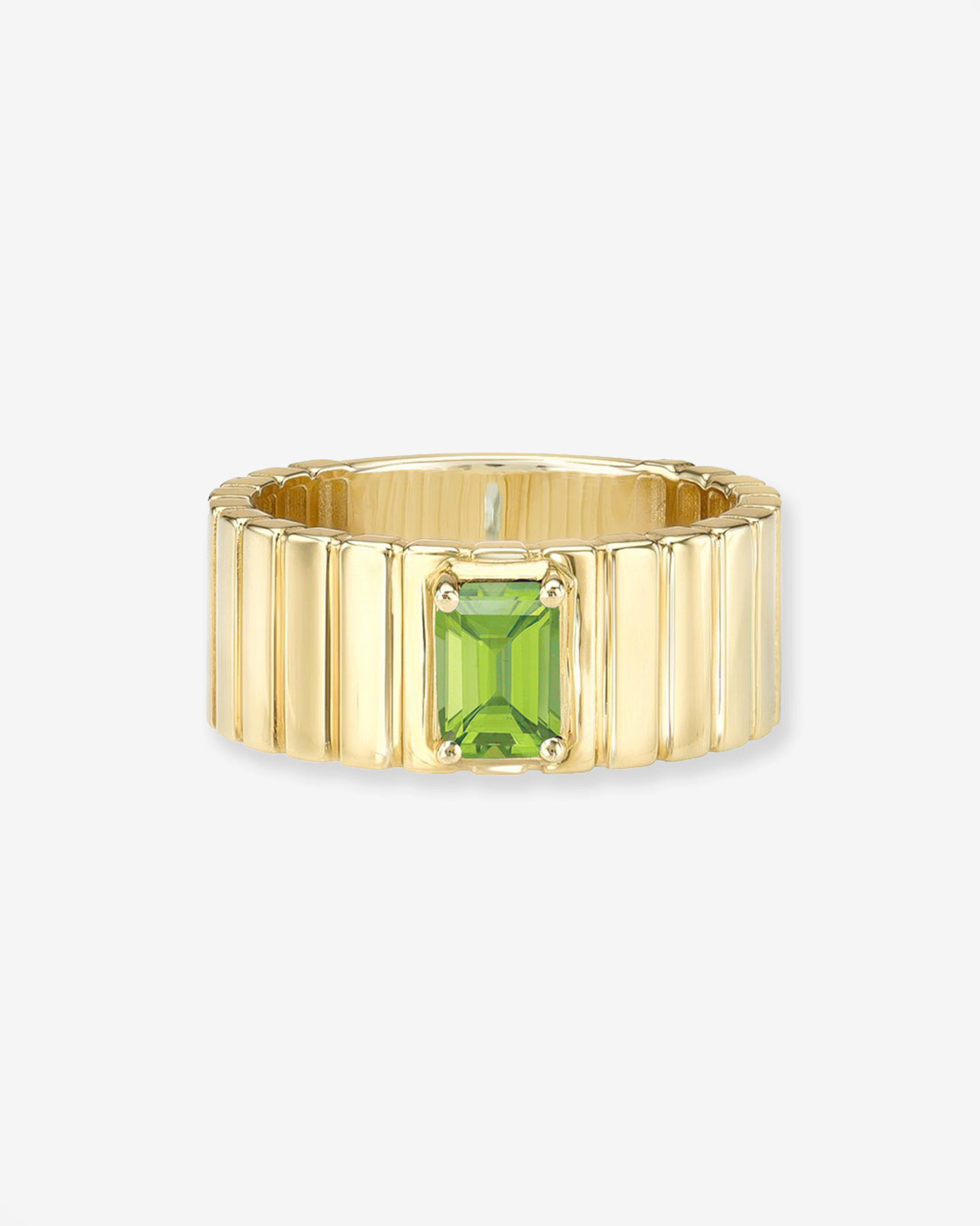 Birthstone Cigar Ring Personalized Zoe Lev Jewelry