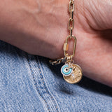 14k Gold Charm Enhancer Chain Bracelet Personalized Zoe Lev Jewelry