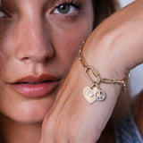 14k Gold Charm Enhancer Chain Bracelet Personalized Zoe Lev Jewelry