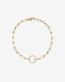 14k Gold Charm Enhancer Chain Bracelet Personalized Zoe Lev Jewelry