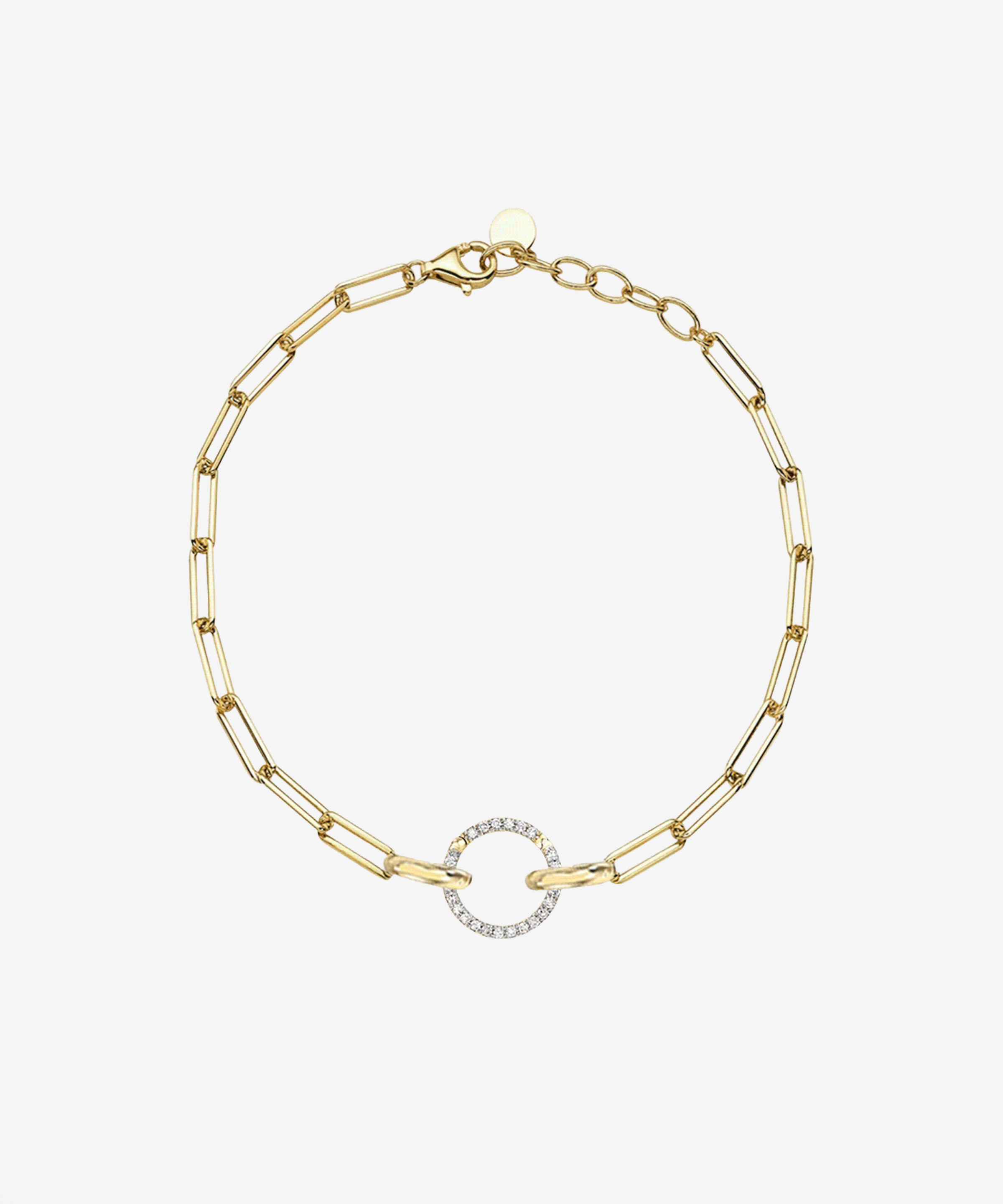 14k Gold Charm Enhancer Chain Bracelet Personalized Zoe Lev Jewelry