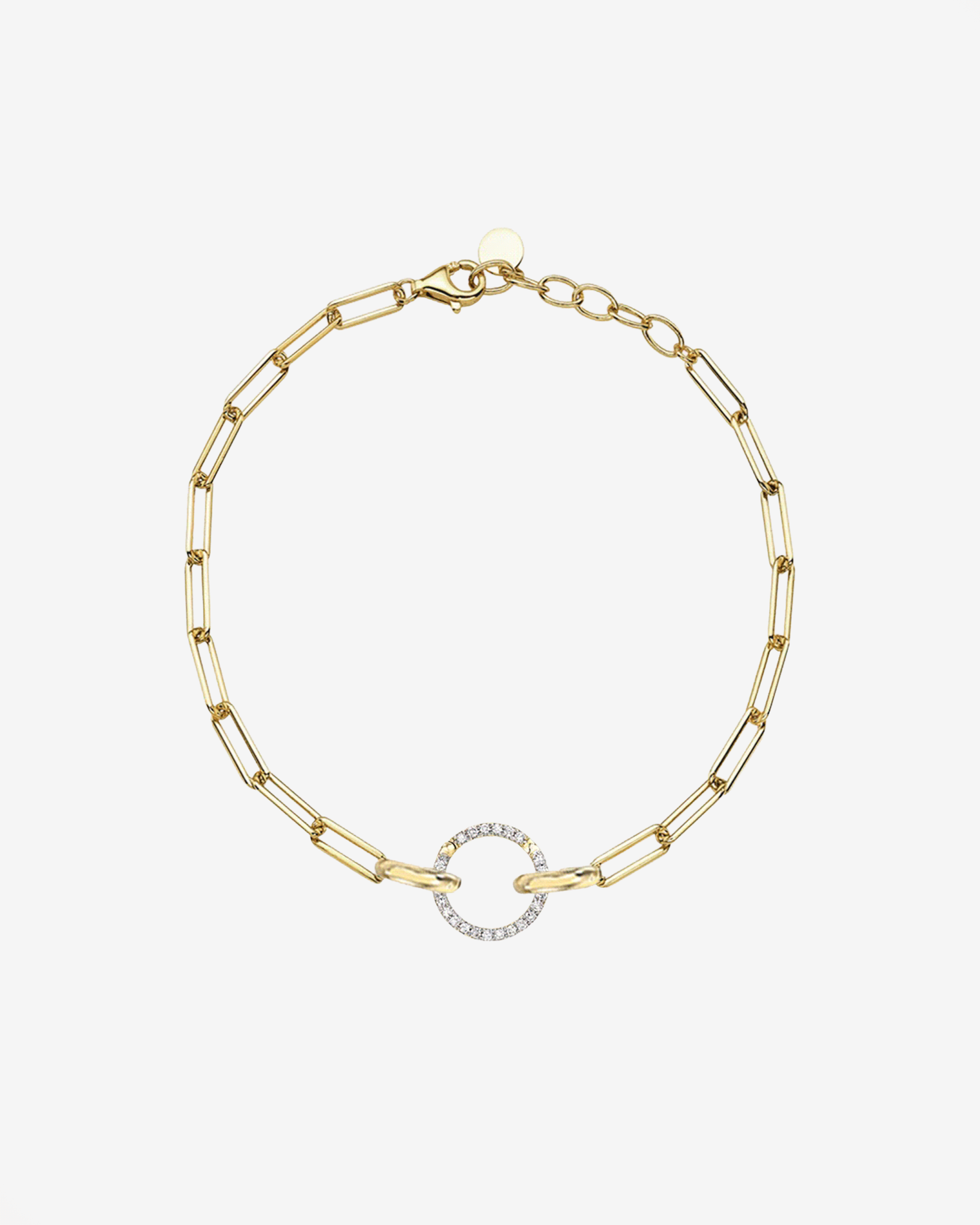 14k Gold Charm Enhancer Chain Bracelet Personalized Zoe Lev Jewelry