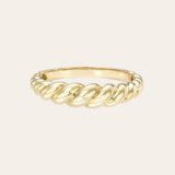 14k Gold Croissant Ring SAMPLE SALE Zoe Lev Jewelry
