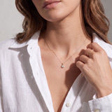Large Bezel Diamond Pendant