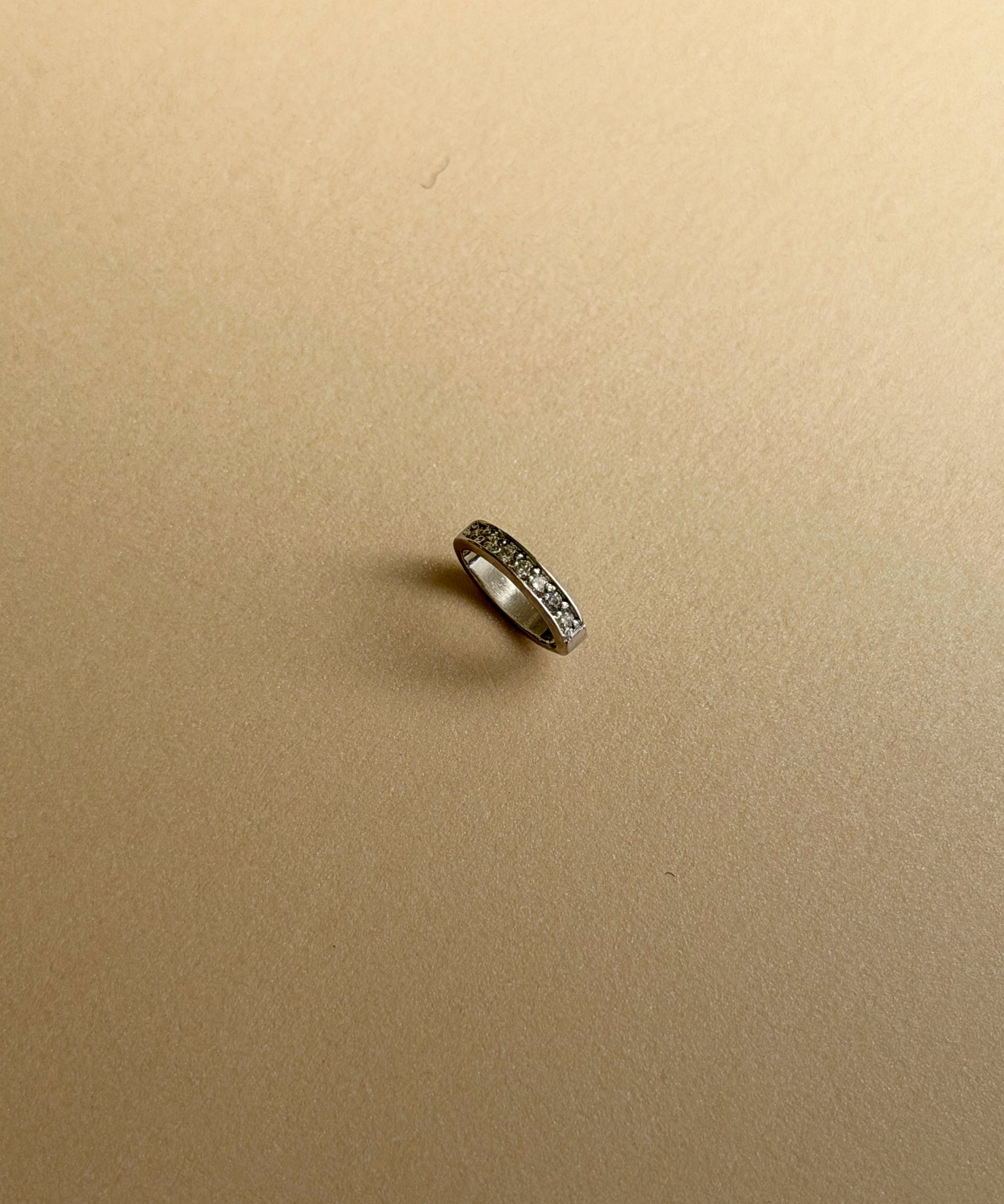 Diamond Eternity White Gold Heirloom Charm SAMPLE SALE Zoe Lev Jewelry