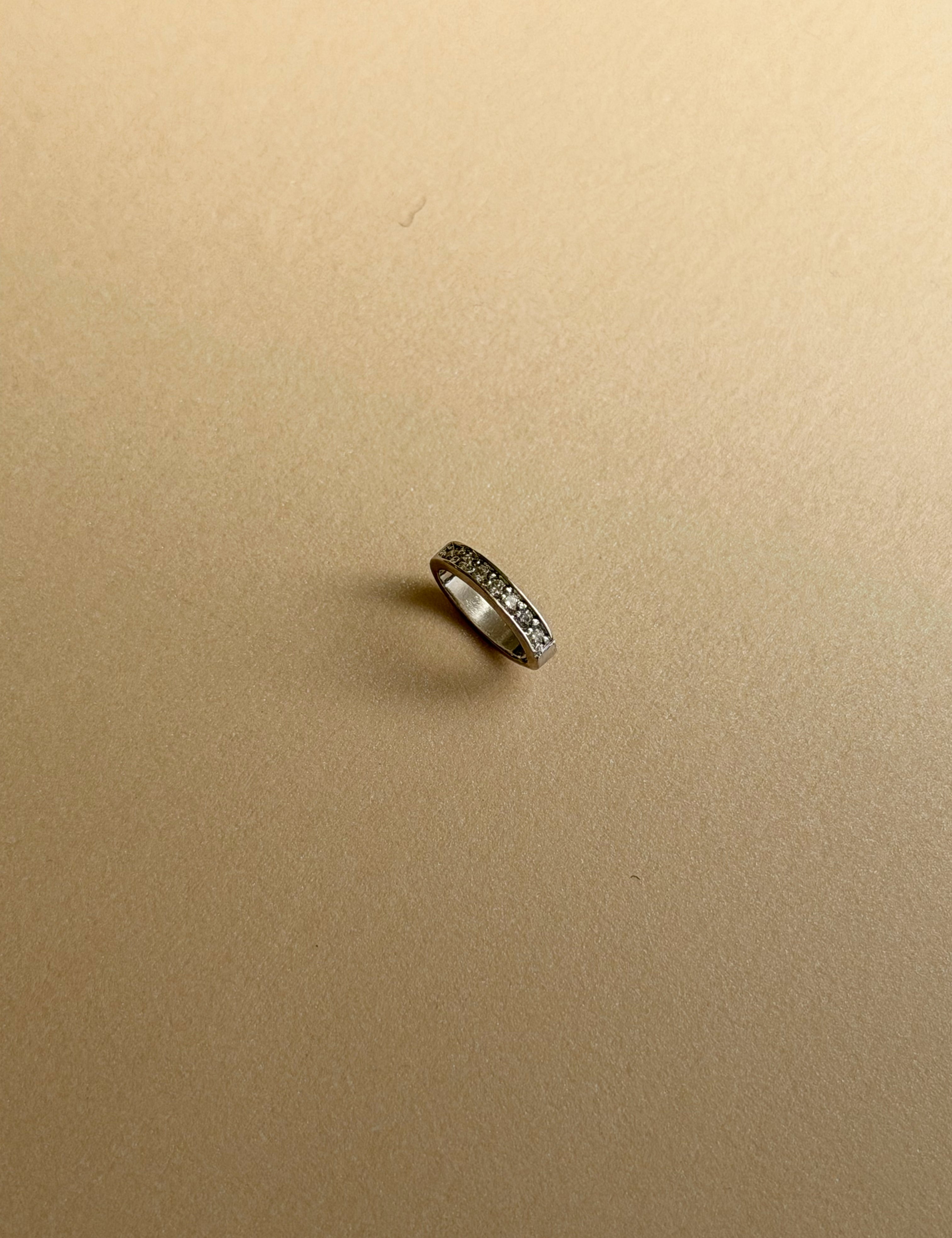 Diamond Eternity White Gold Heirloom Charm SAMPLE SALE Zoe Lev Jewelry