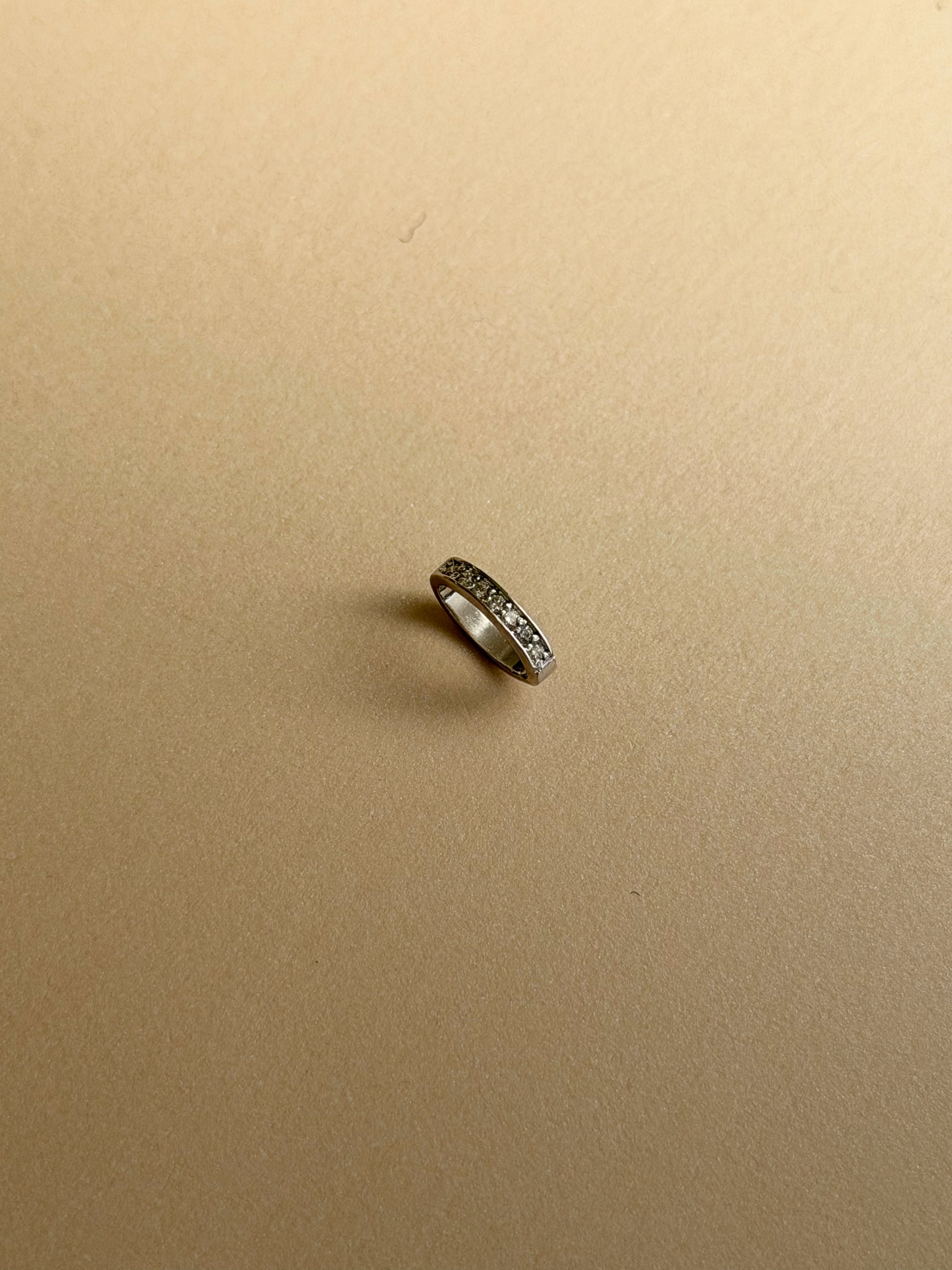 Diamond Eternity White Gold Heirloom Charm SAMPLE SALE Zoe Lev Jewelry