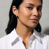 Diamond Thick Huggie Earrings Hoops & Huggies Zoe Lev Jewelry