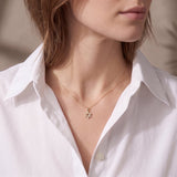 Diamond Open Star of David Pendant