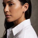 Diamond Thick Huggie Earrings Hoops & Huggies Zoe Lev Jewelry