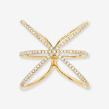 Diamond Cage Ring Zoe Lev Jewelry