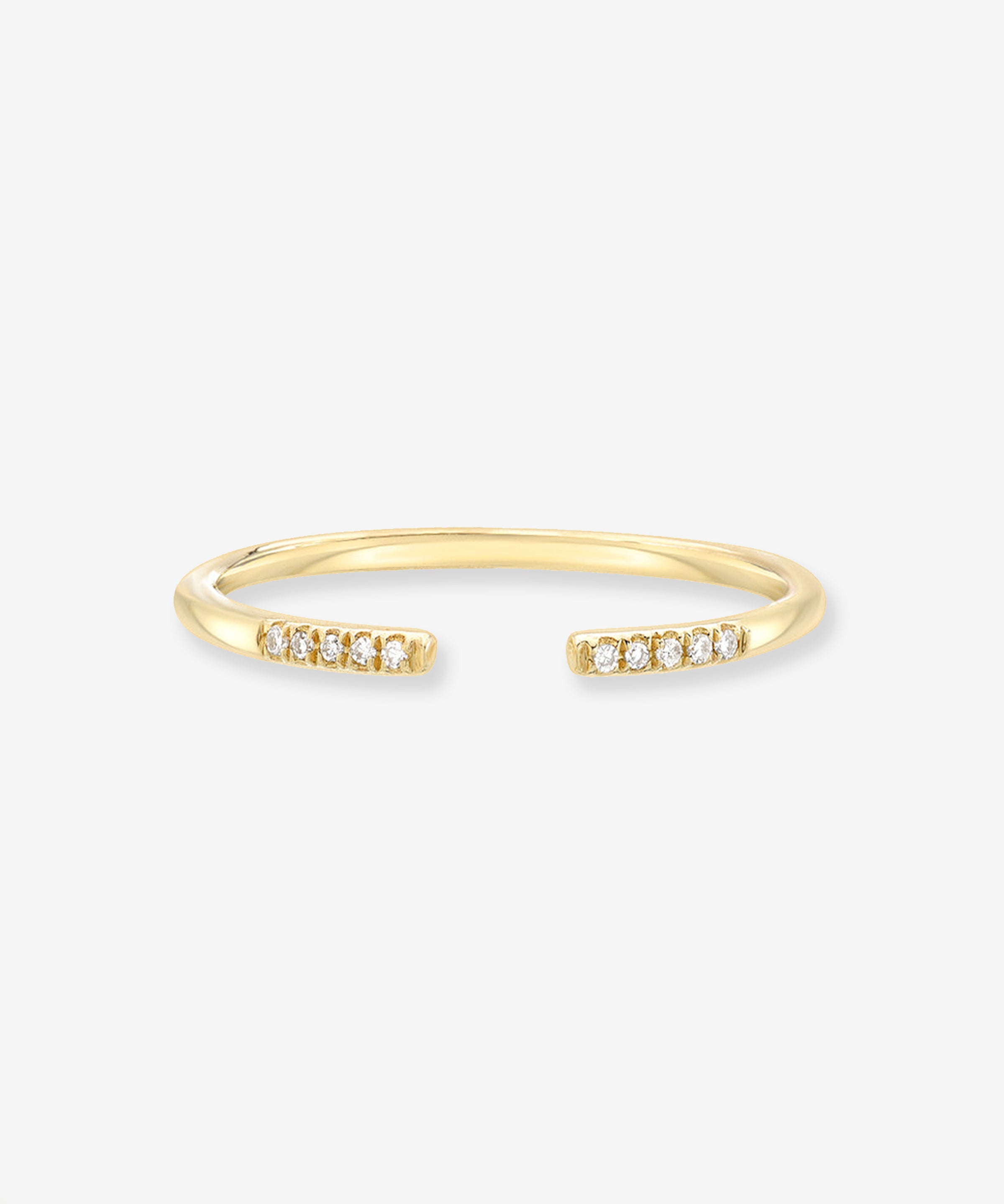 Diamond Claw Ring Zoe Lev Jewelry