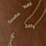 Diamond Name Necklace Personalized Zoe Lev Jewelry