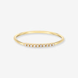 Diamond Segment Ring Zoe Lev Jewelry