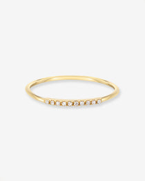 Diamond Segment Ring Zoe Lev Jewelry