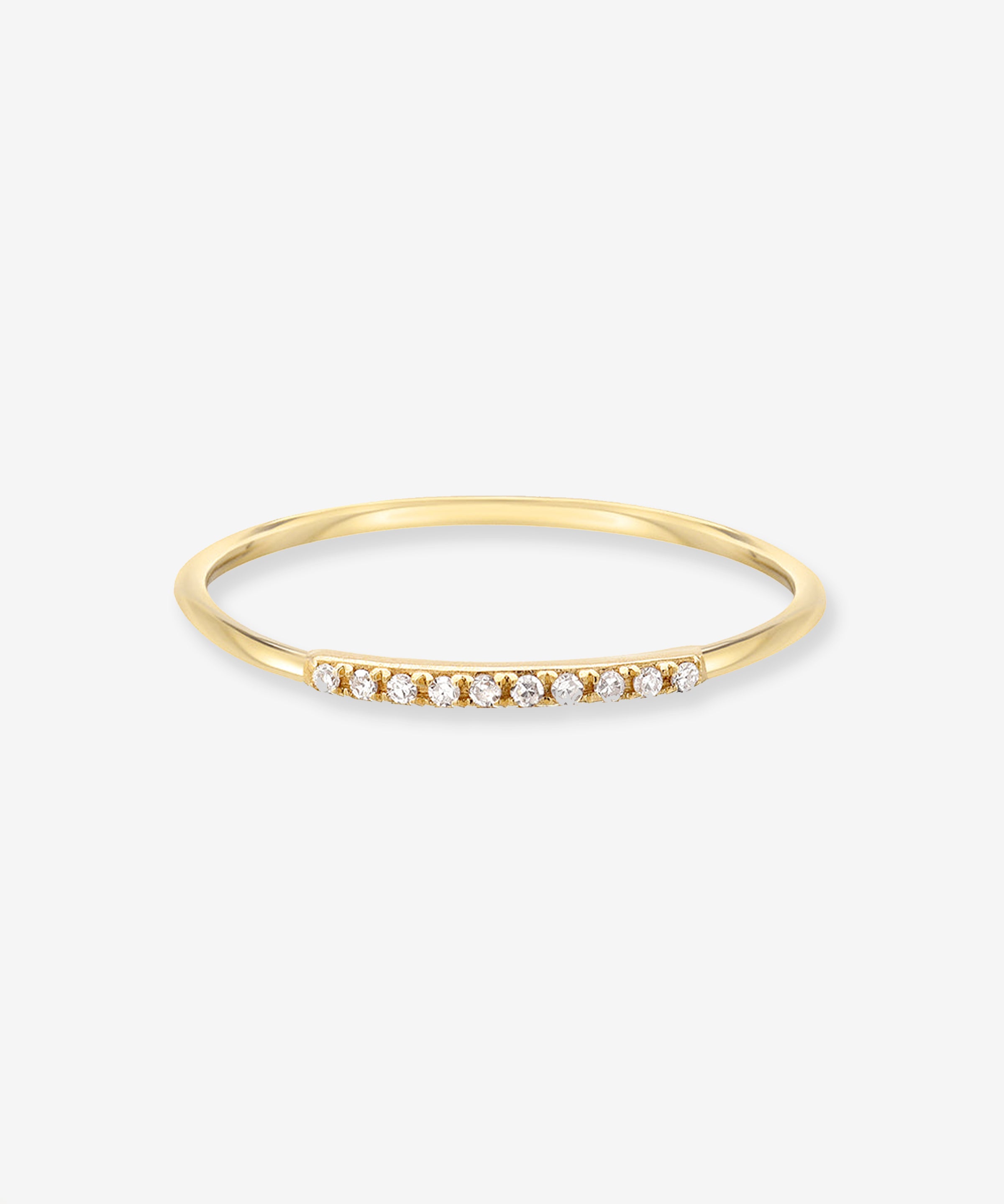 Diamond Segment Ring Zoe Lev Jewelry