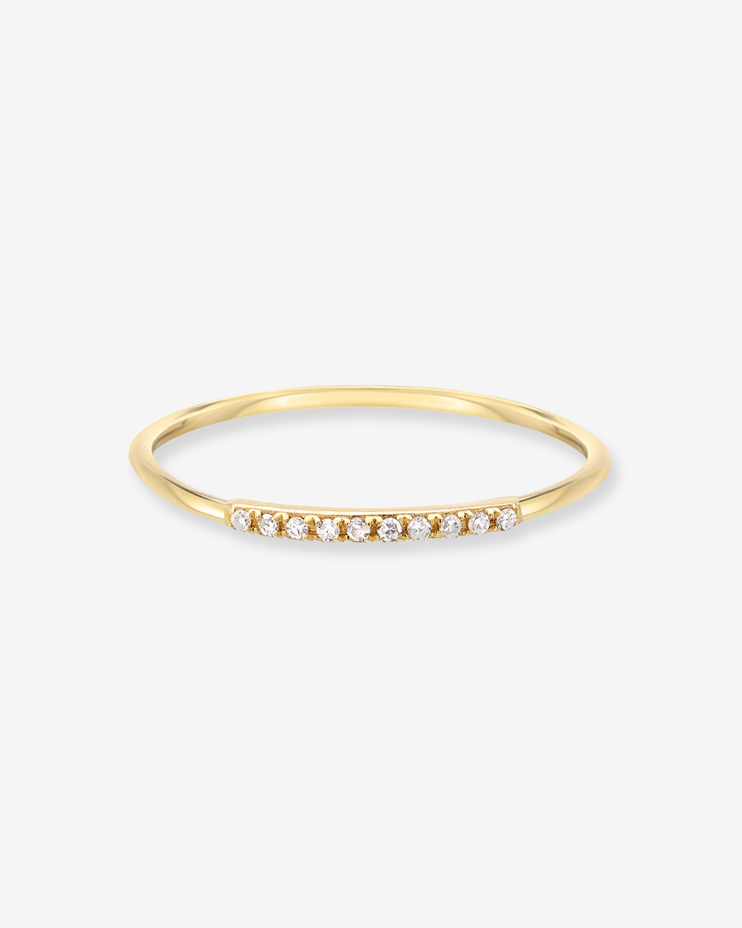 Diamond Segment Ring Zoe Lev Jewelry
