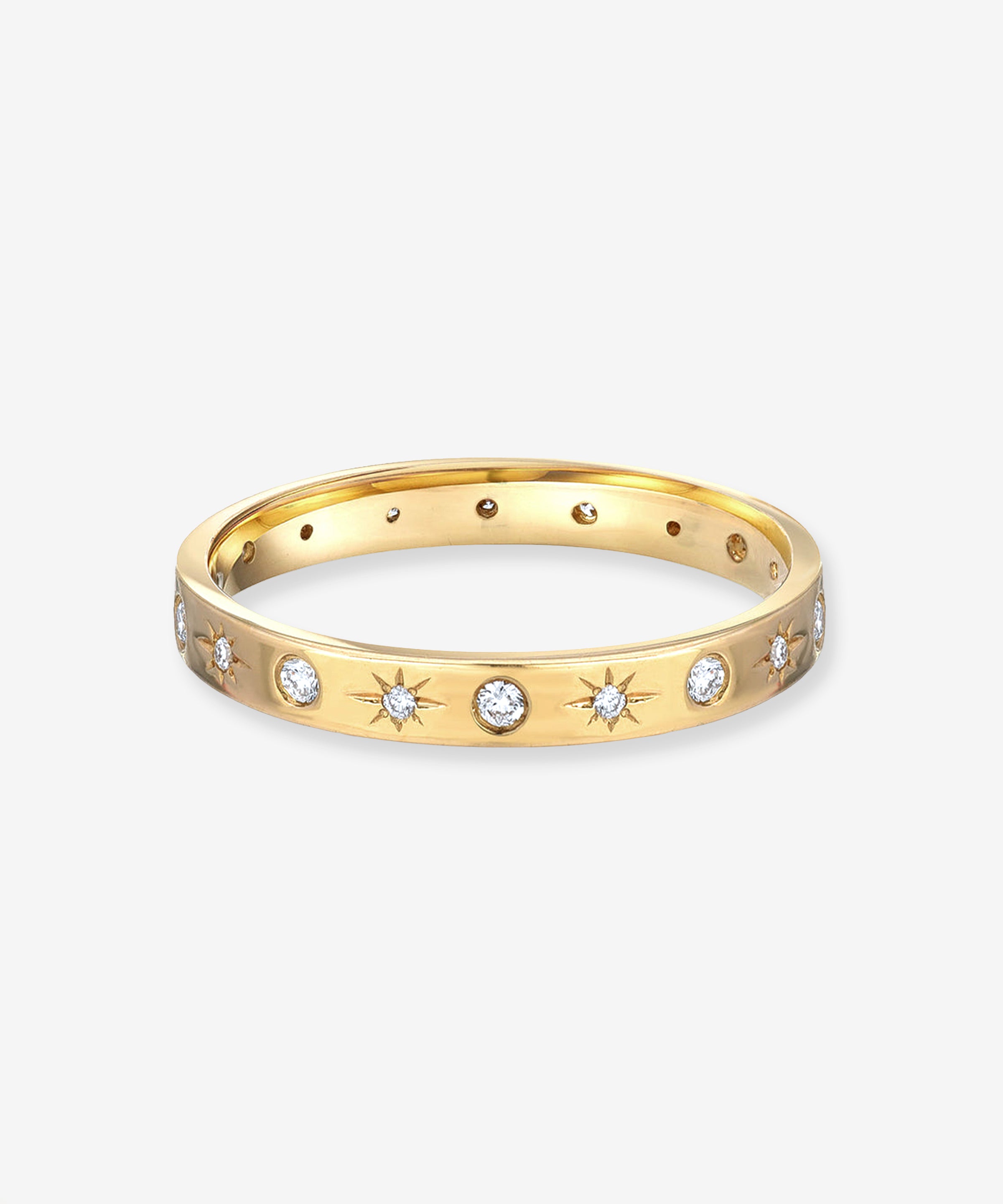 Diamond Starburst Ring Zoe Lev Jewelry