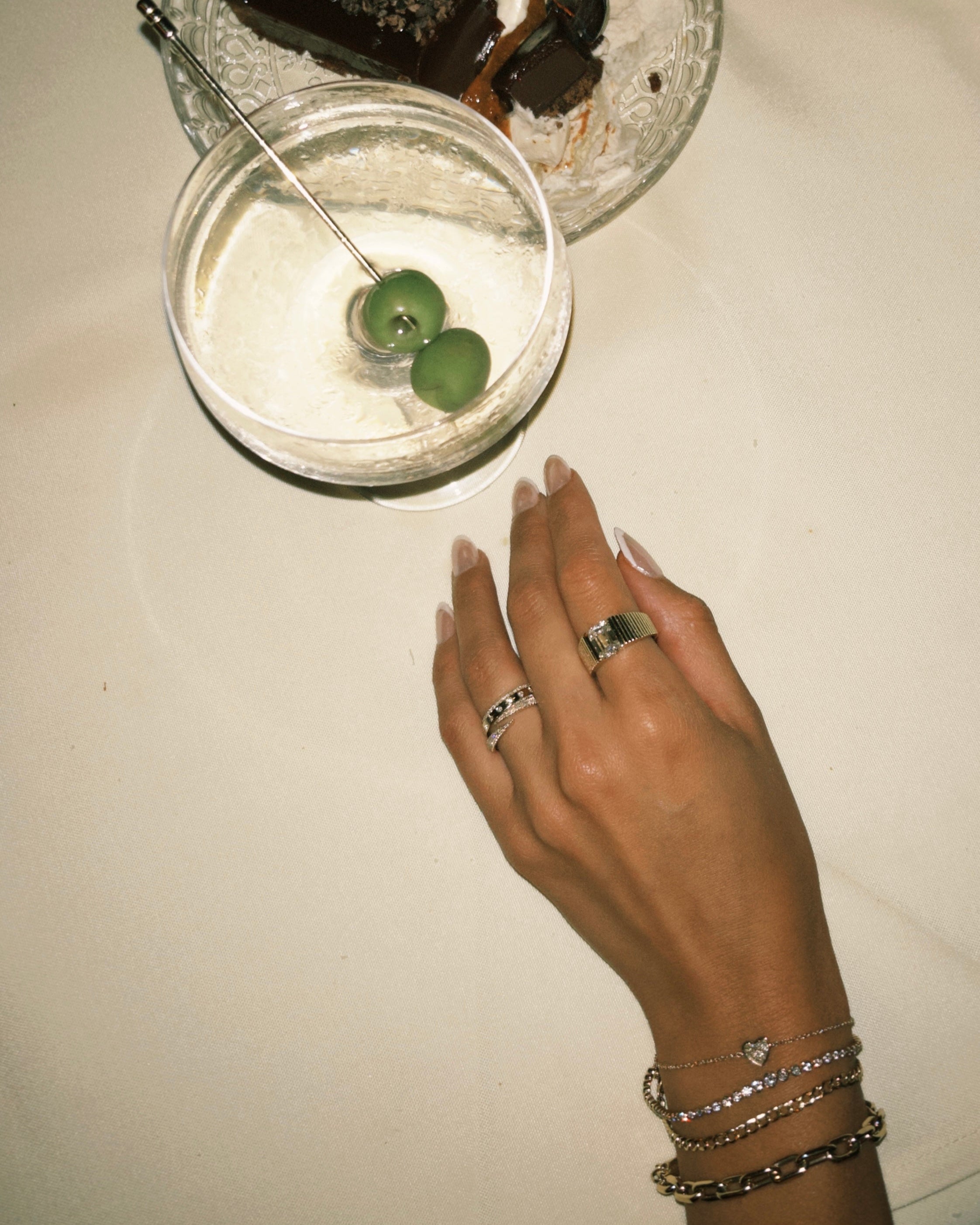 Cuban Link Chain Bracelet Vermeil Zoe Lev Jewelry