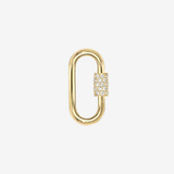 14k Gold Gemstone Carabiner Zoe Lev Jewelry