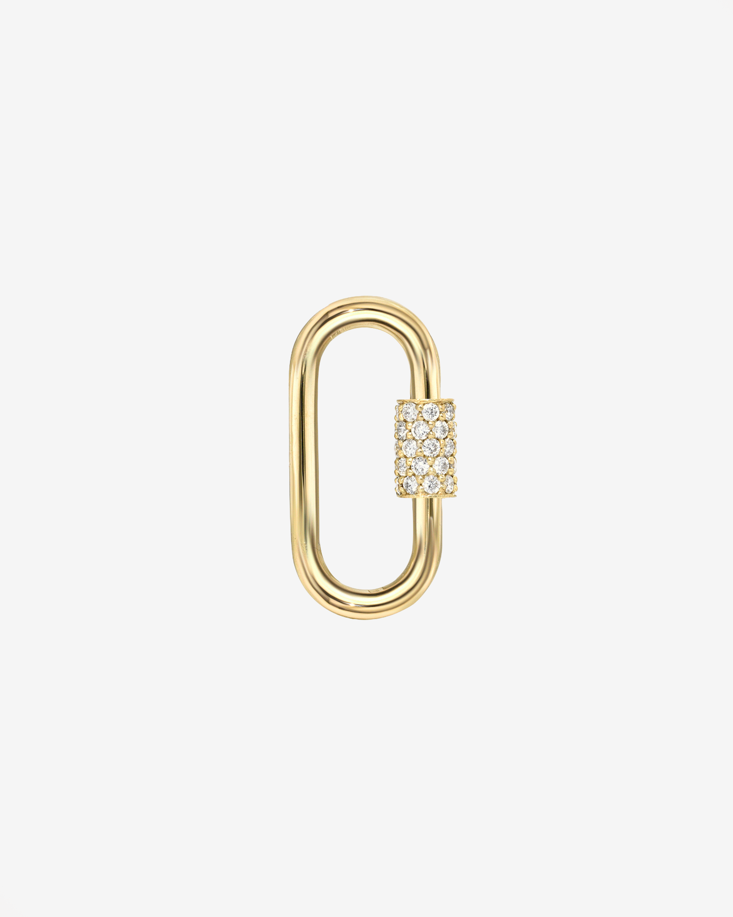 14k Gold Gemstone Carabiner Zoe Lev Jewelry