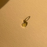 14k Gold Heart Pendant SAMPLE SALE Zoe Lev Jewelry