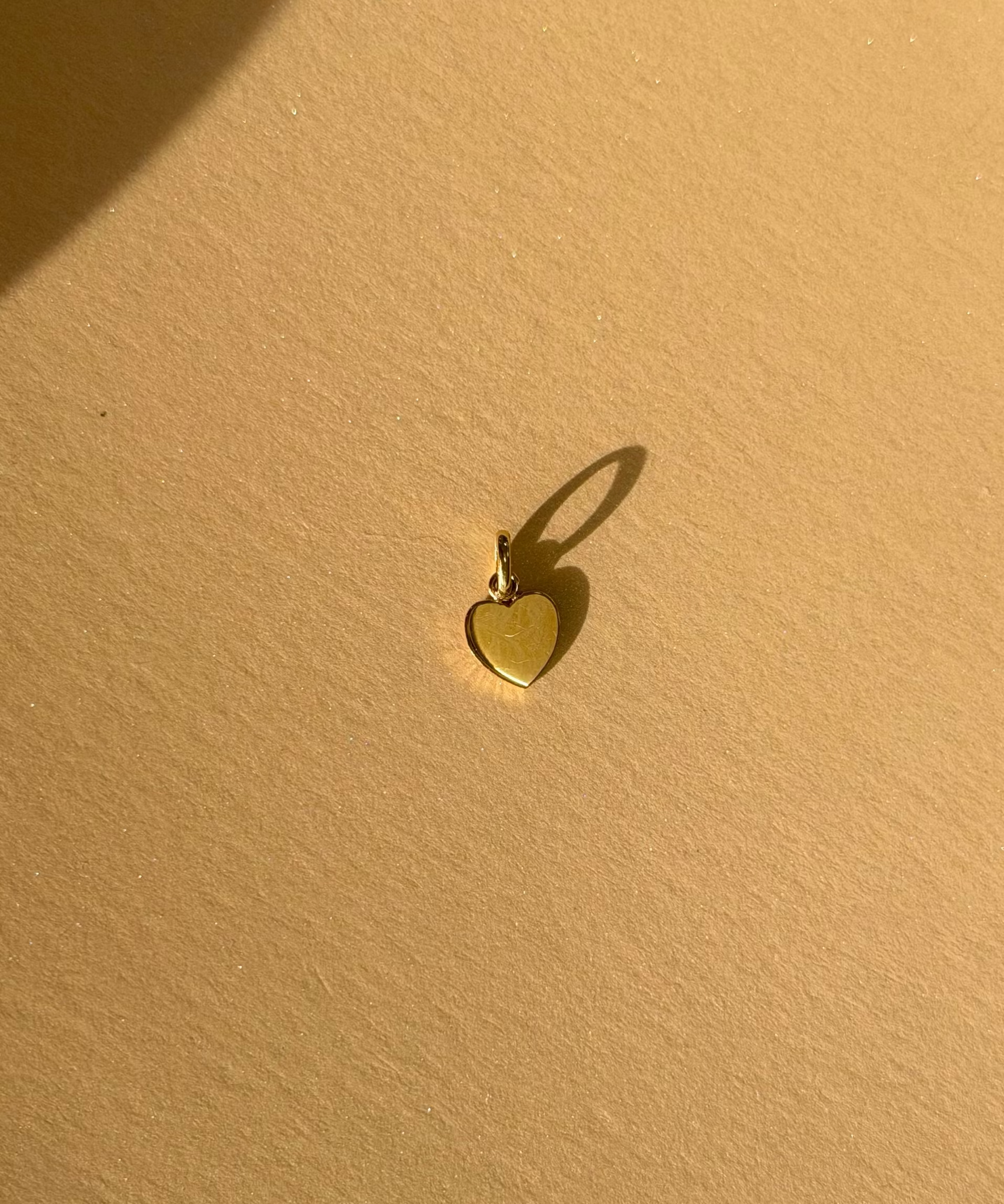 14k Gold Heart Pendant SAMPLE SALE Zoe Lev Jewelry