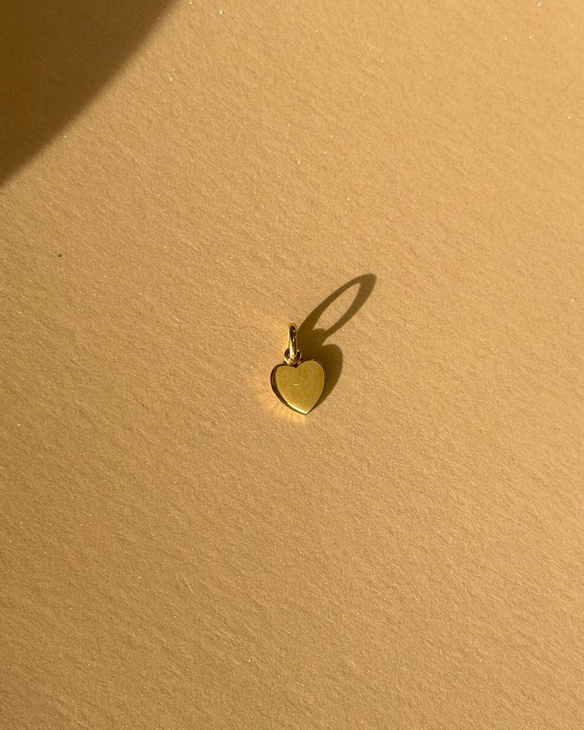 14k Gold Heart Pendant SAMPLE SALE Zoe Lev Jewelry