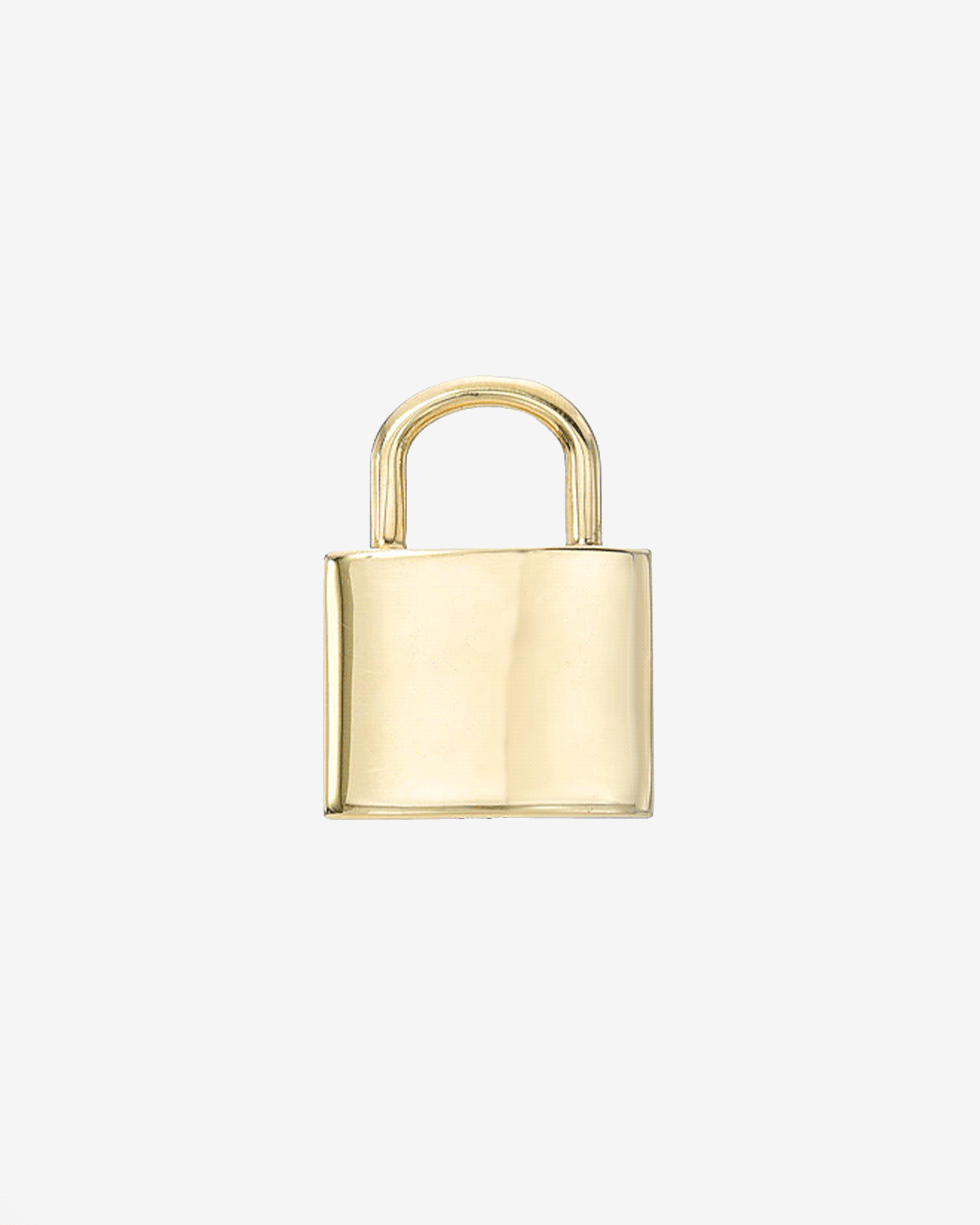 14K Gold Lock Pendant Personalized Zoe Lev Jewelry