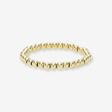 14k Gold 2mm Bead Ring Zoe Lev Jewelry