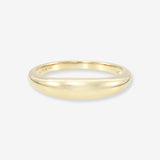 14k Gold Dome Band Ring Zoe Lev Jewelry