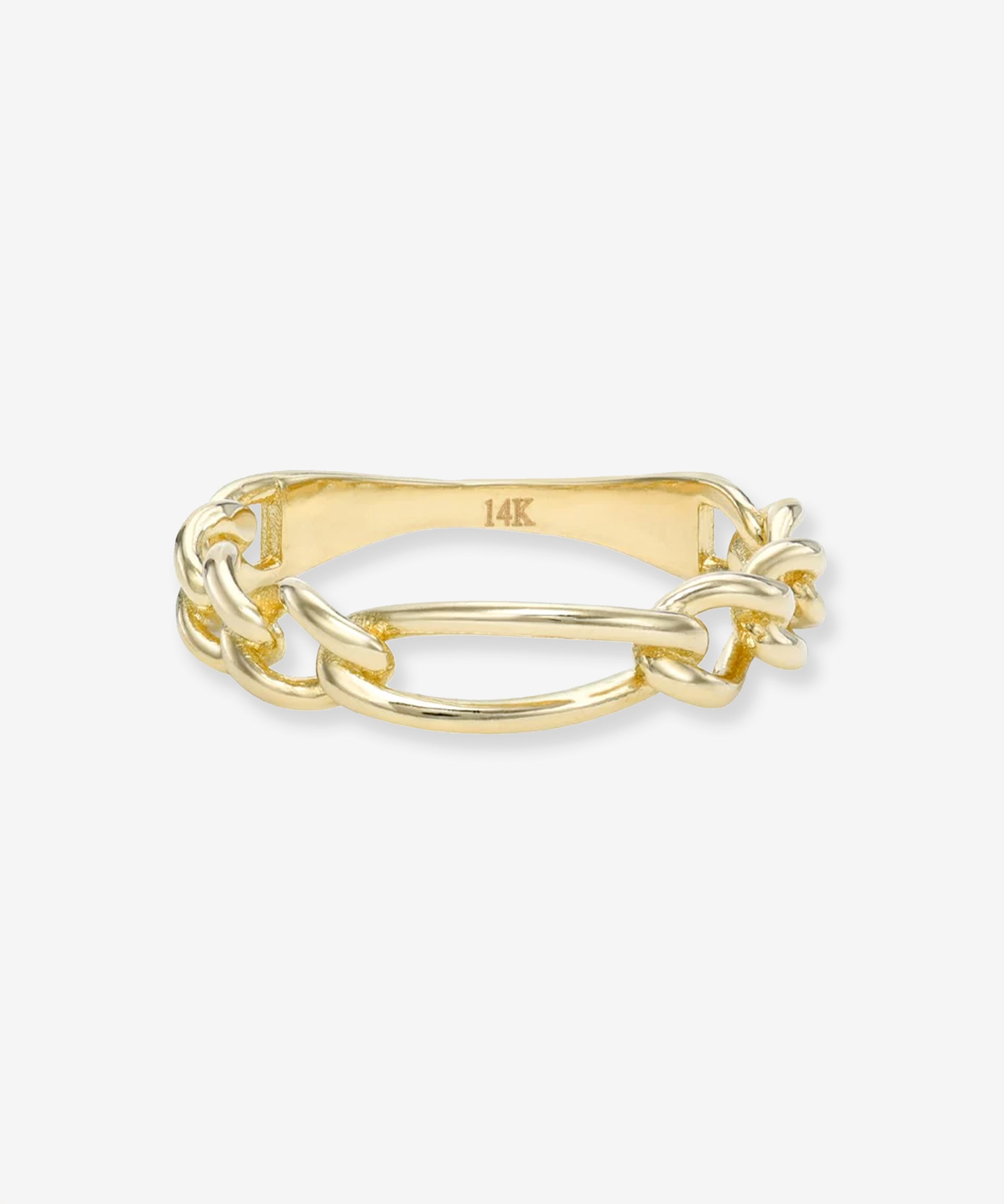 14K Gold Figaro Ring Chains Zoe Lev Jewelry