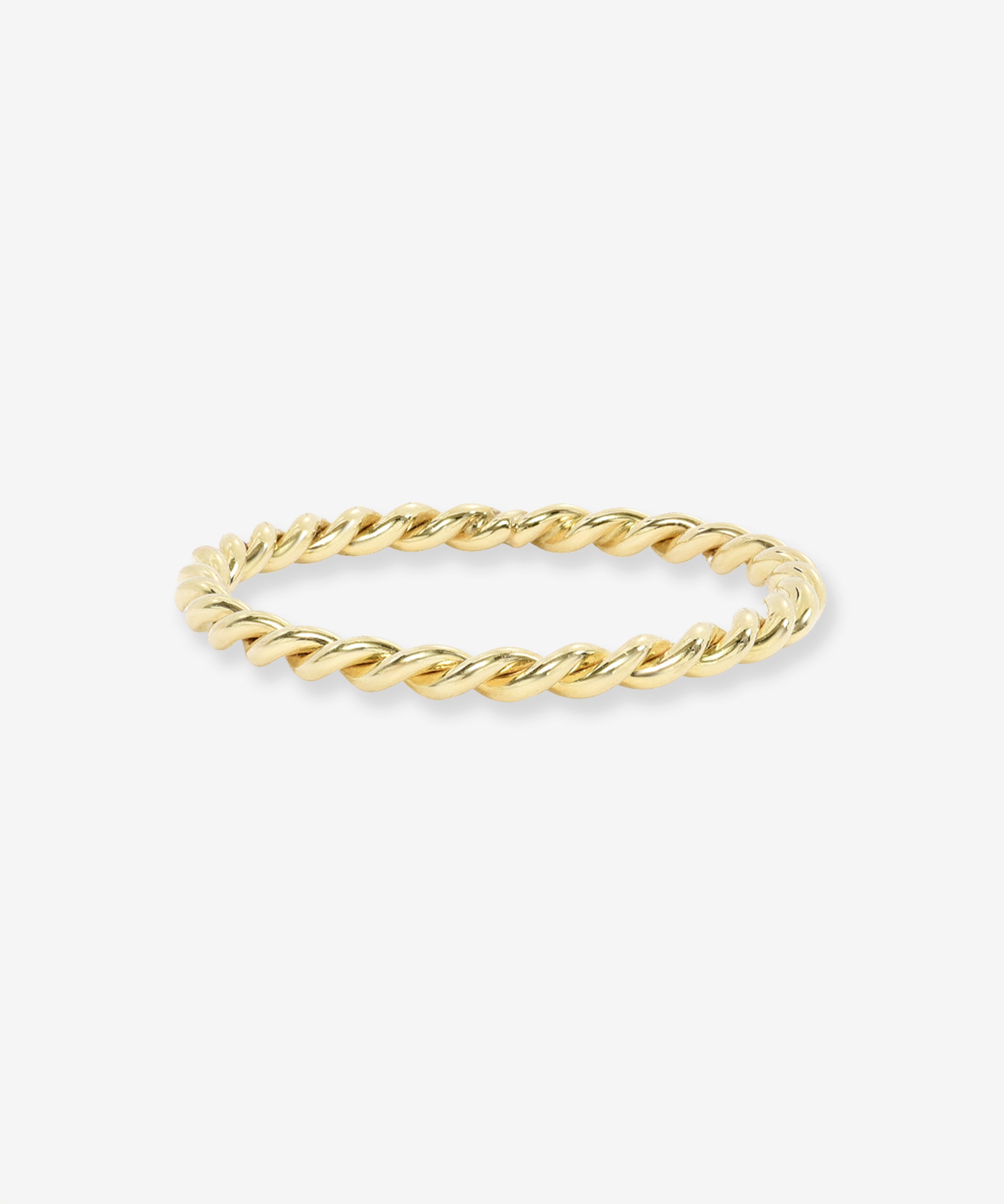 14k Gold Twist Band Zoe Lev Jewelry