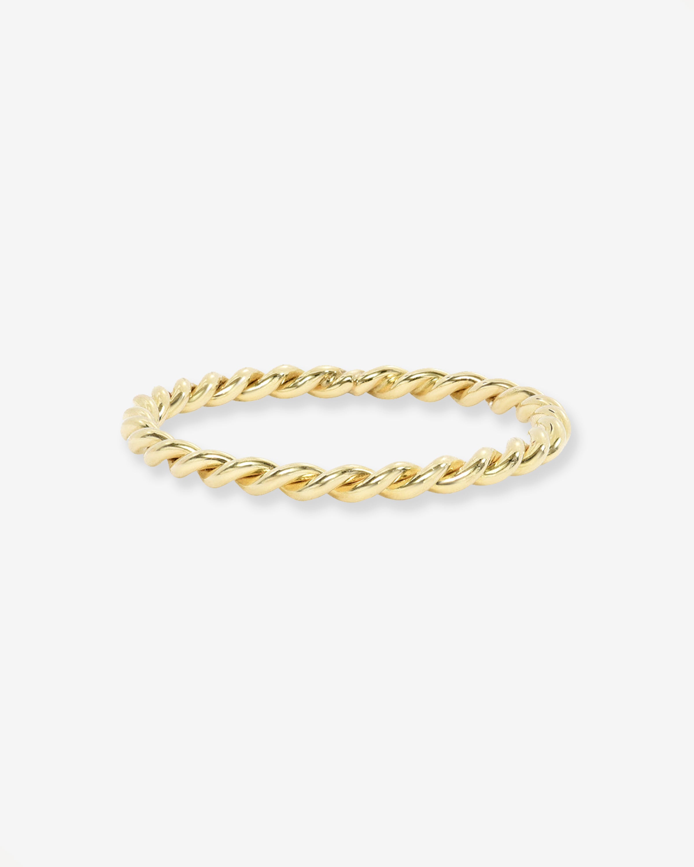 14k Gold Twist Band Zoe Lev Jewelry