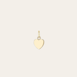 14k Gold Heart Pendant SAMPLE SALE Zoe Lev Jewelry