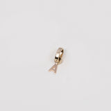 14K Gold Heirloom 'A' Charm SAMPLE SALE Zoe Lev Jewelry