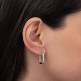 Thick Oval Hoops Vermeil Zoe Lev Jewelry