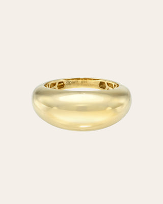 14k Gold Large Dome Ring