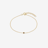 Mini Birthstone Bezel Bracelet Personalized Zoe Lev Jewelry