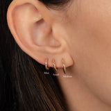 14K Gold Huggies - Mommy + Me Hoops & Huggies Zoe Lev Jewelry