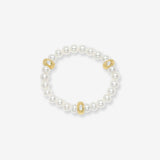 14K Gold Pearl Segment Ring Zoe Lev Jewelry