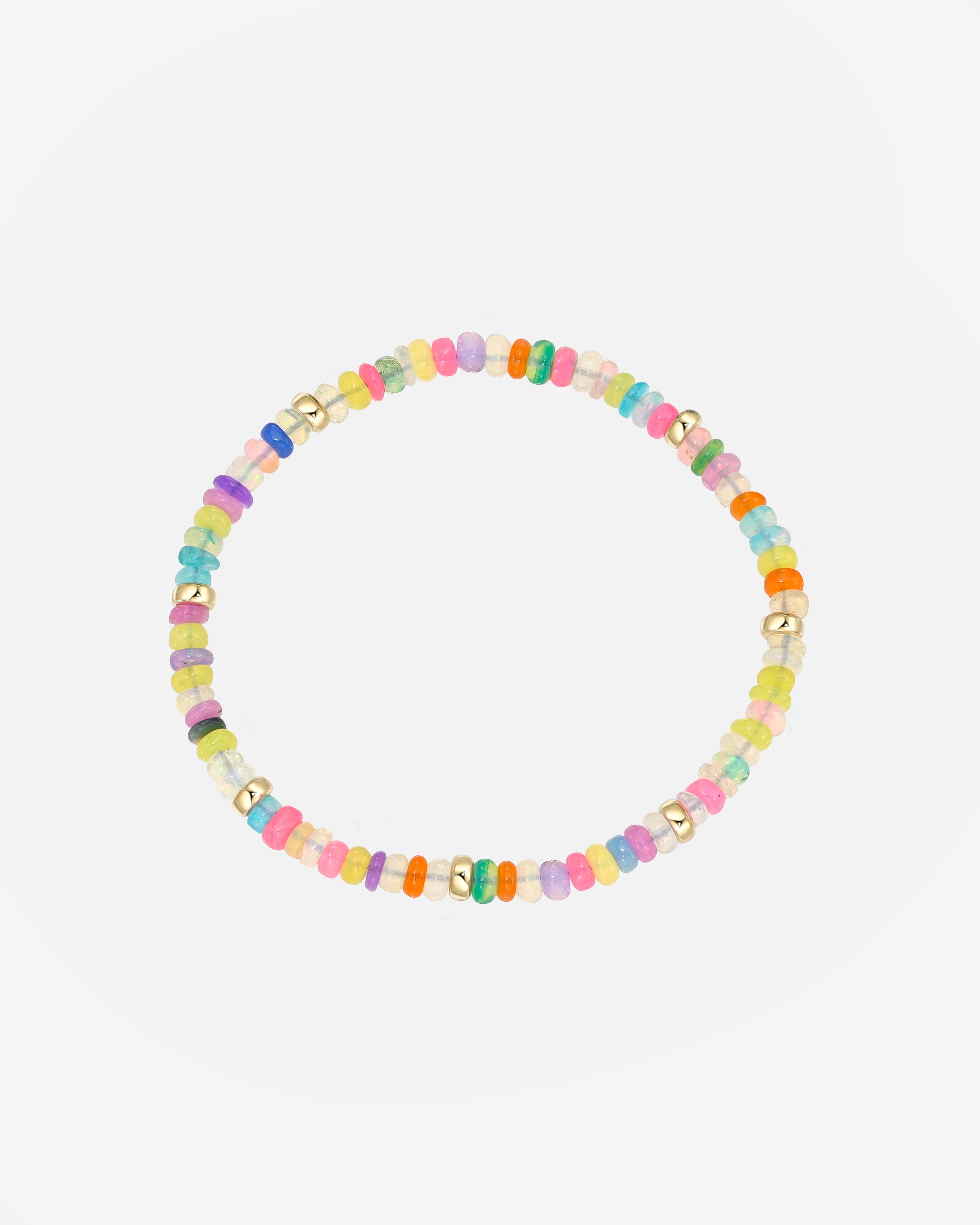 Rainbow Opal Segment Bracelet SAMPLE SALE Zoe Lev Jewelry