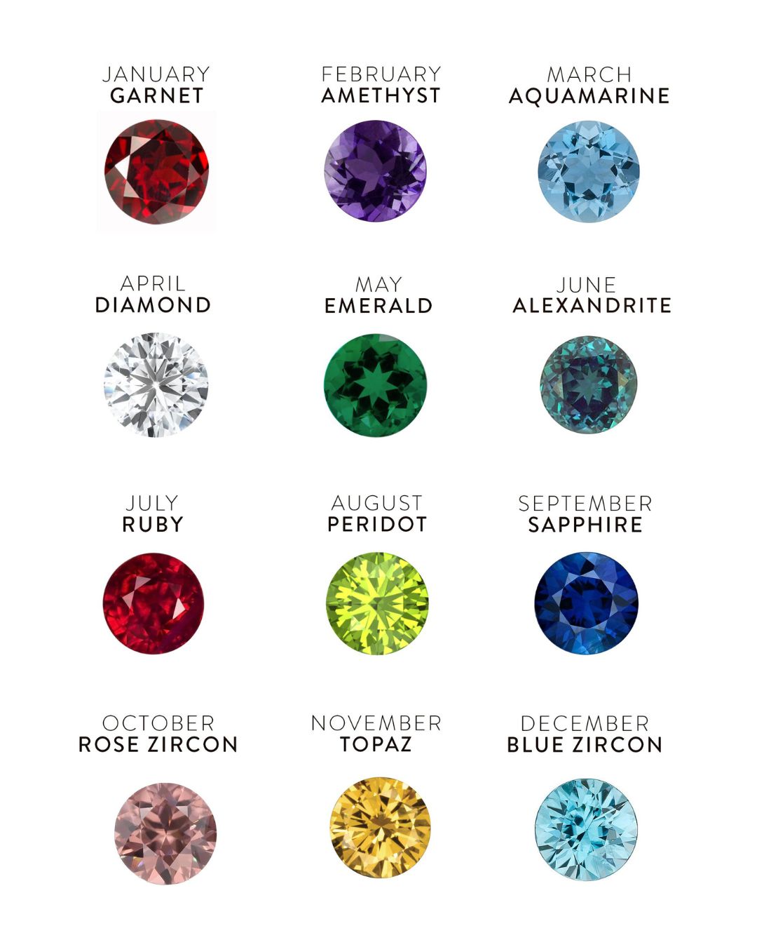 14k Gold Triple Birthstone Bezel Bracelet Personalized Zoe Lev Jewelry