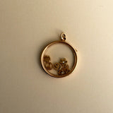 14K Rose Gold Charm Locket with Charms - Large SAMPLE SALE Zoe Lev Jewelry 14K Rose Gold