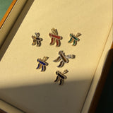 Small Chai Stone Pendant Personalized Zoe Lev Jewelry