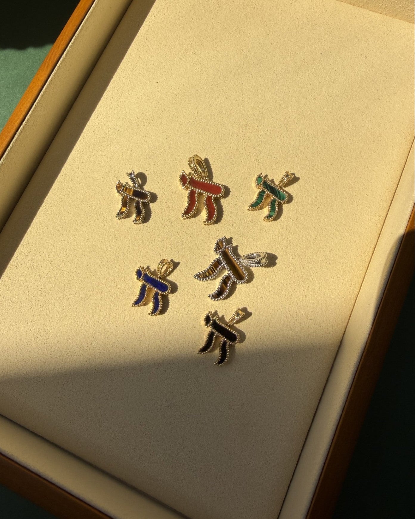 Small Chai Stone Pendant Personalized Zoe Lev Jewelry