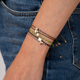 14k Gold Paracord Heart Fortune Bracelet Fortune Zoe Lev Jewelry