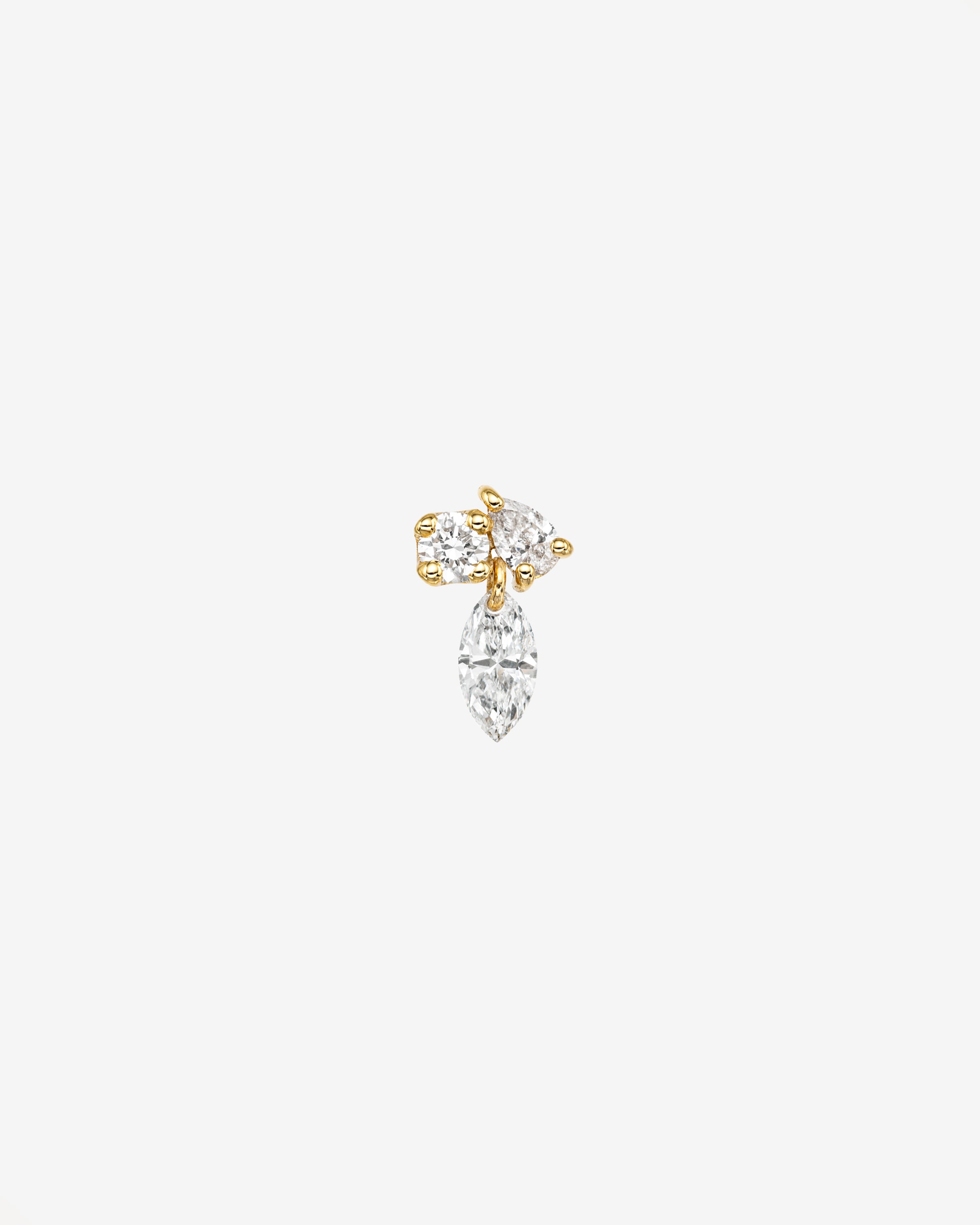 Toi et Moi et Nous Lab Diamond Stud Studs Zoe Lev Jewelry